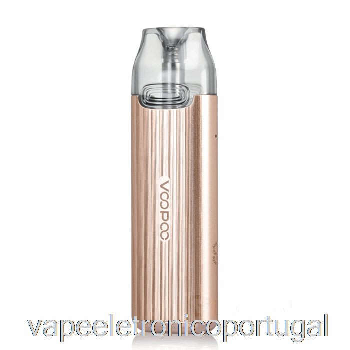 Vape Eletrônico Voopoo Vmate Sistema Infinito Pod Marrom Dourado